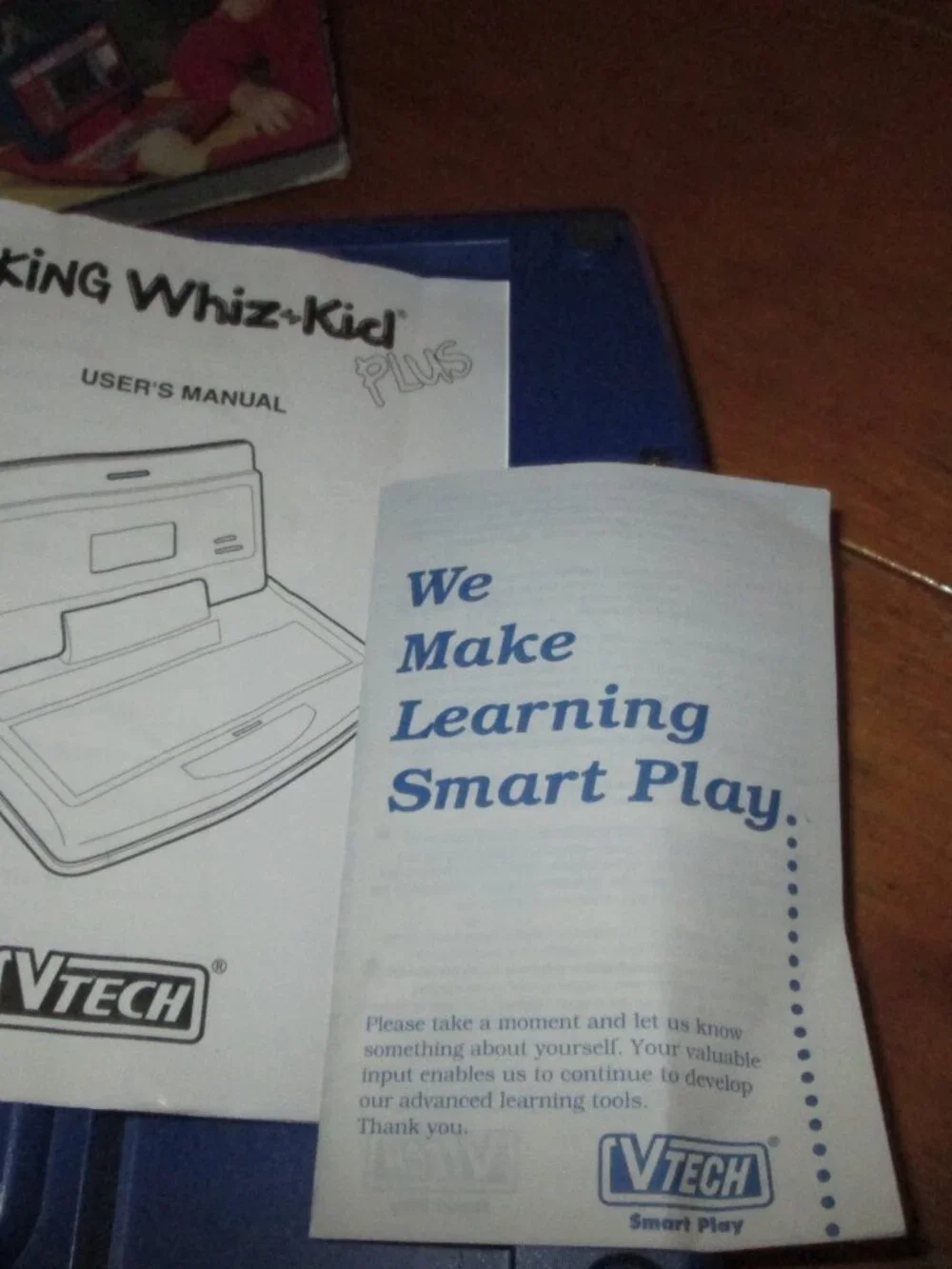vtg V tech Talking Whiz Kid Plus contains over 800 words mint in box with instuc